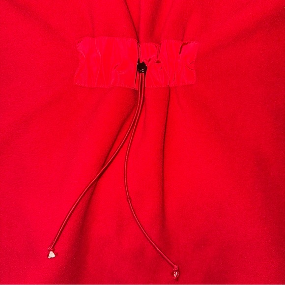 Woman’s Plus Christmas Red Sleeveless Zip-Up Vest Zebra Black White Lining - Picture 8 of 13